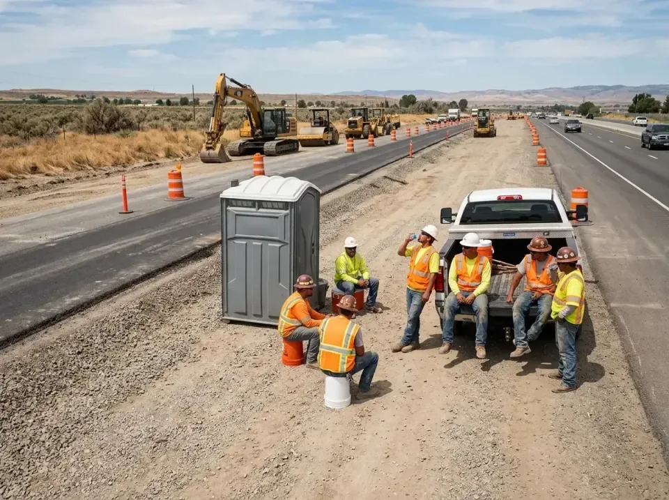 highway-road-construction-crew-007 — frequently asked questions, Porta Potty and Restroom Rentals in Cold Springs, NV